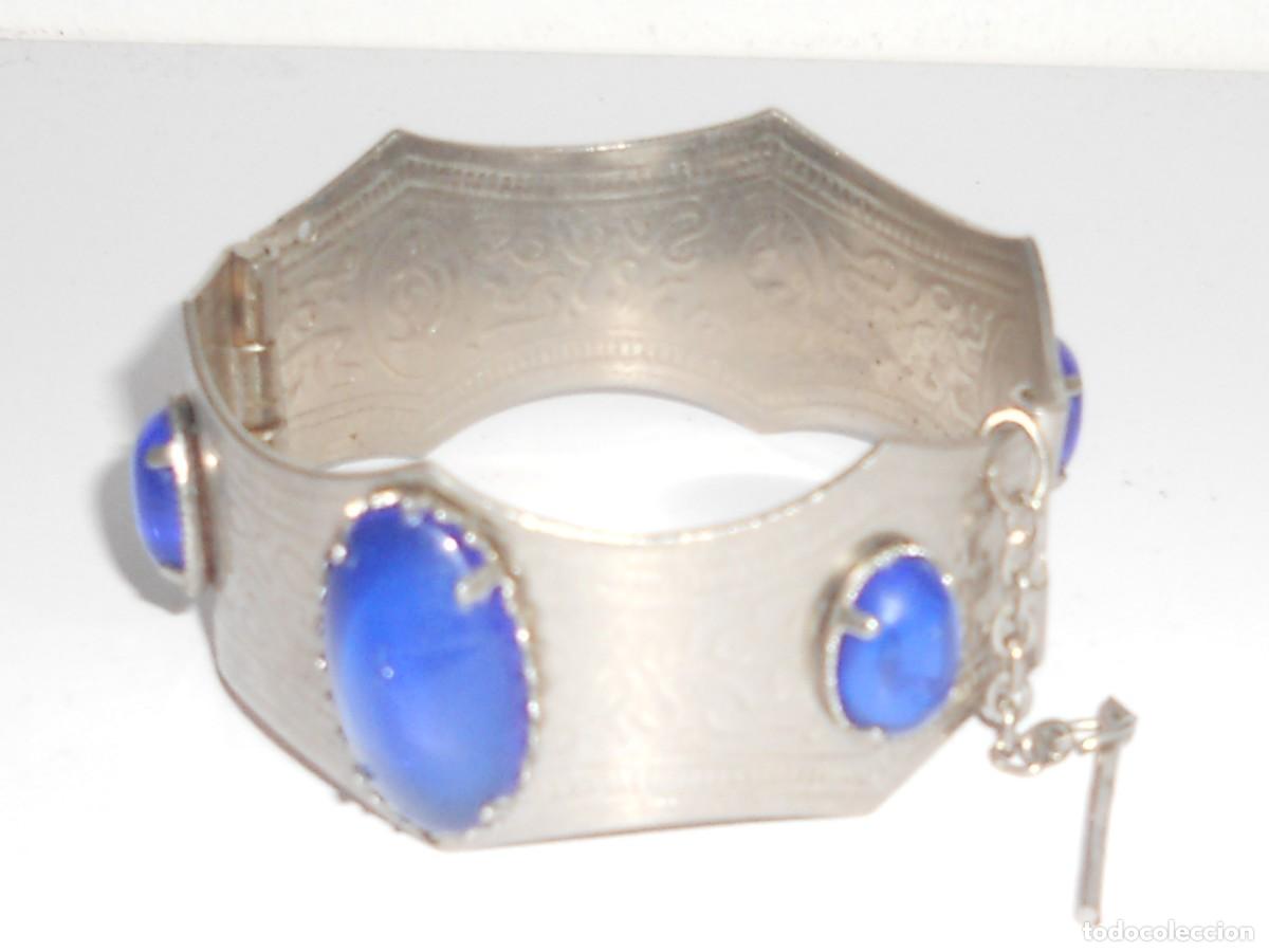 Joyeria: ANTIGUA PULSERA AFGANA CON PEDRERIA - Foto 10