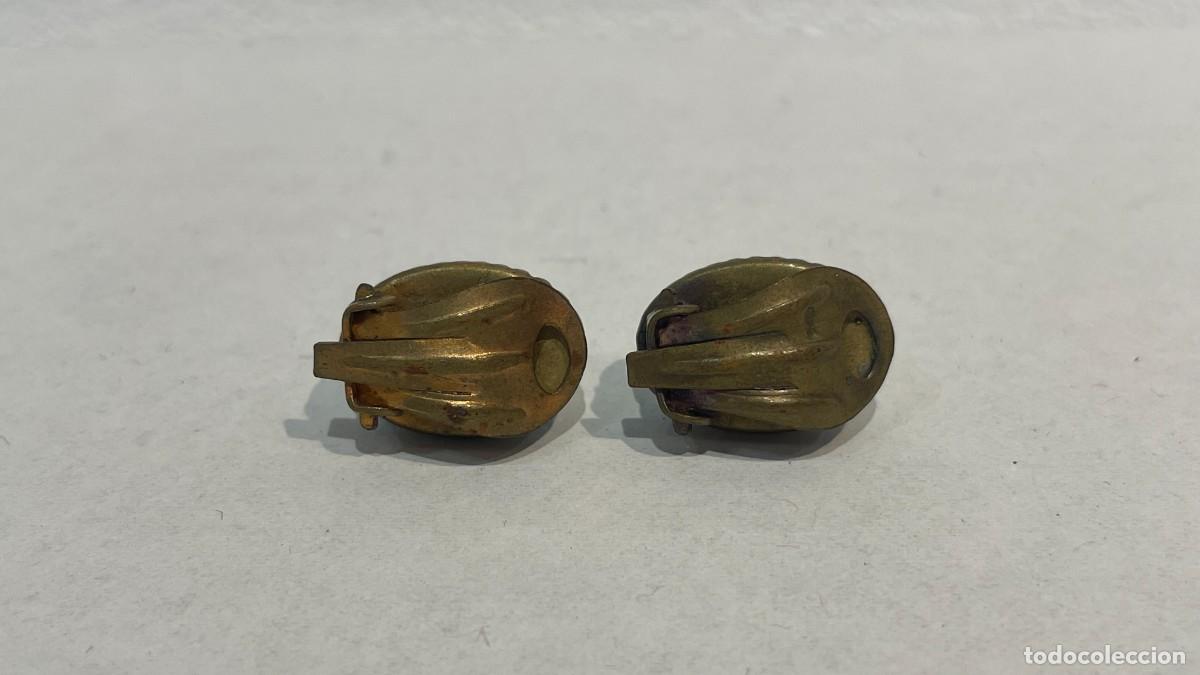 Joyeria: PENDIENTES ANTIGUOS CON PIEDRAS AZULES - Foto 3