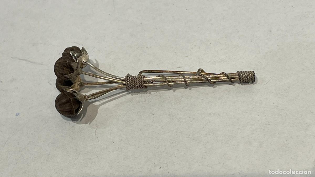 Joyeria: BROCHE ANTIGUO DE FLORES - Foto 2
