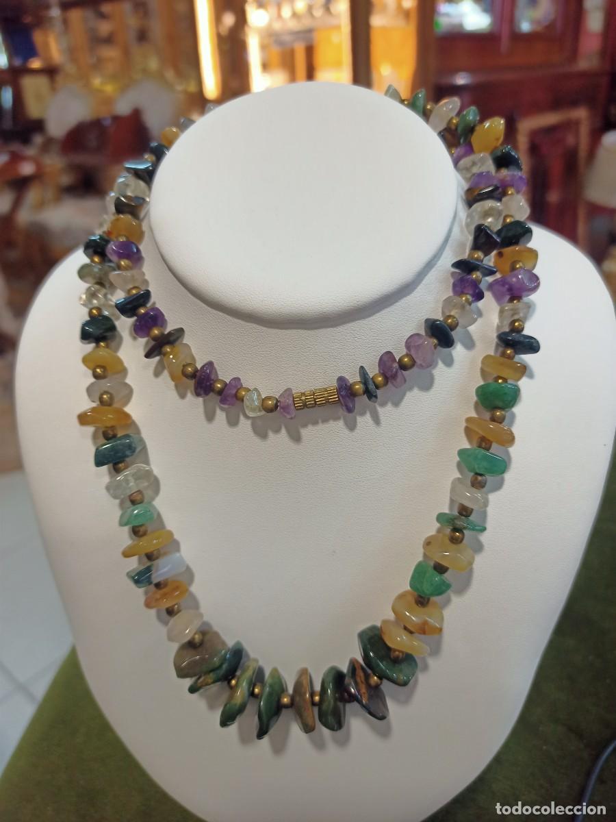 Joyeria: Collar largo en diferentes tipos de piedras. REF-1058 - Foto 1