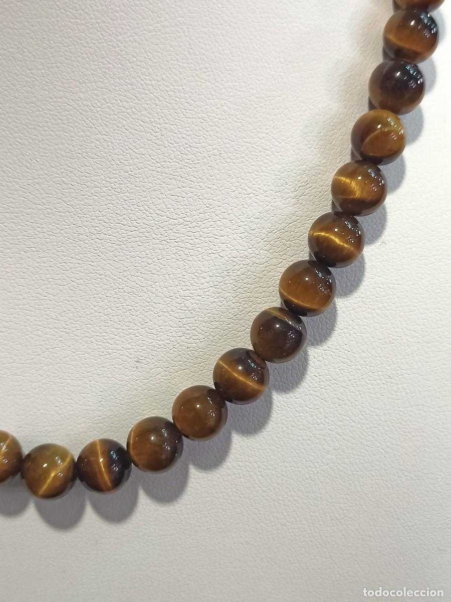 Joyeria: Gargantilla en piedra ojo de tigre. REF-7258 - Foto 2