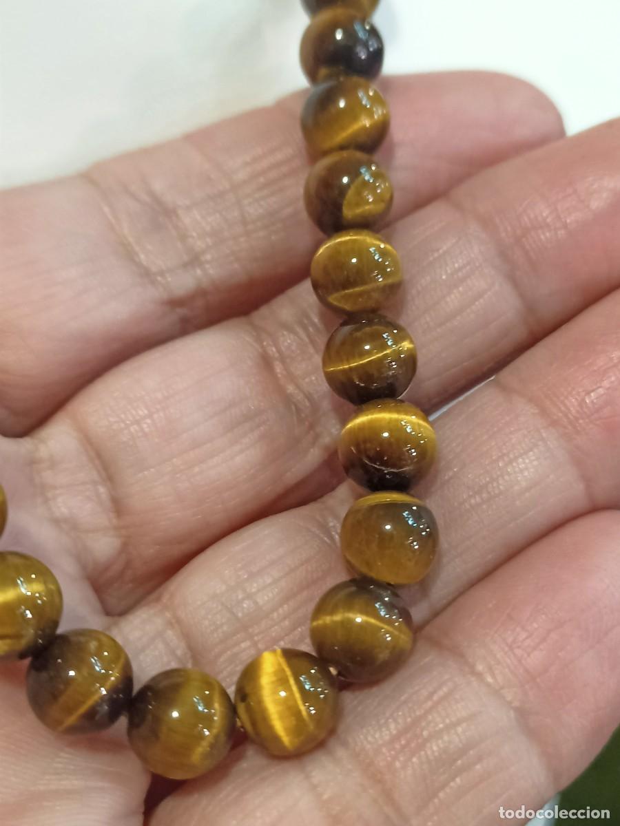 Joyeria: Gargantilla en piedra ojo de tigre. REF-7258 - Foto 4