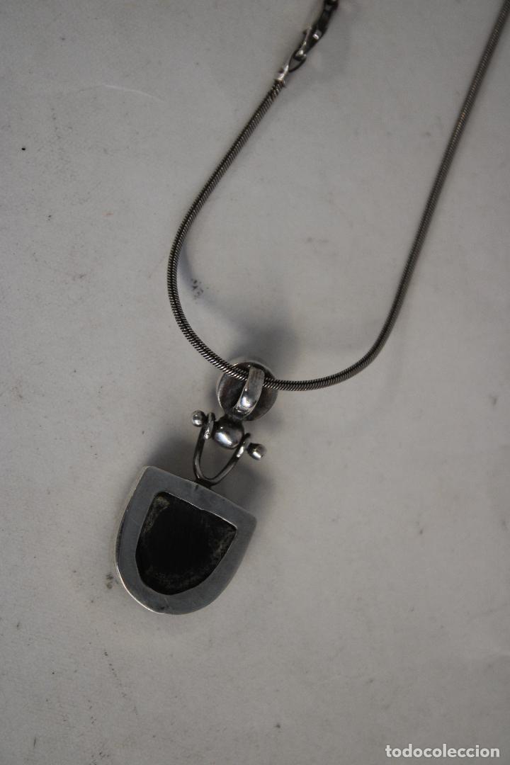 Joyeria: colgante y cadena plata 925 con onix - Foto 2