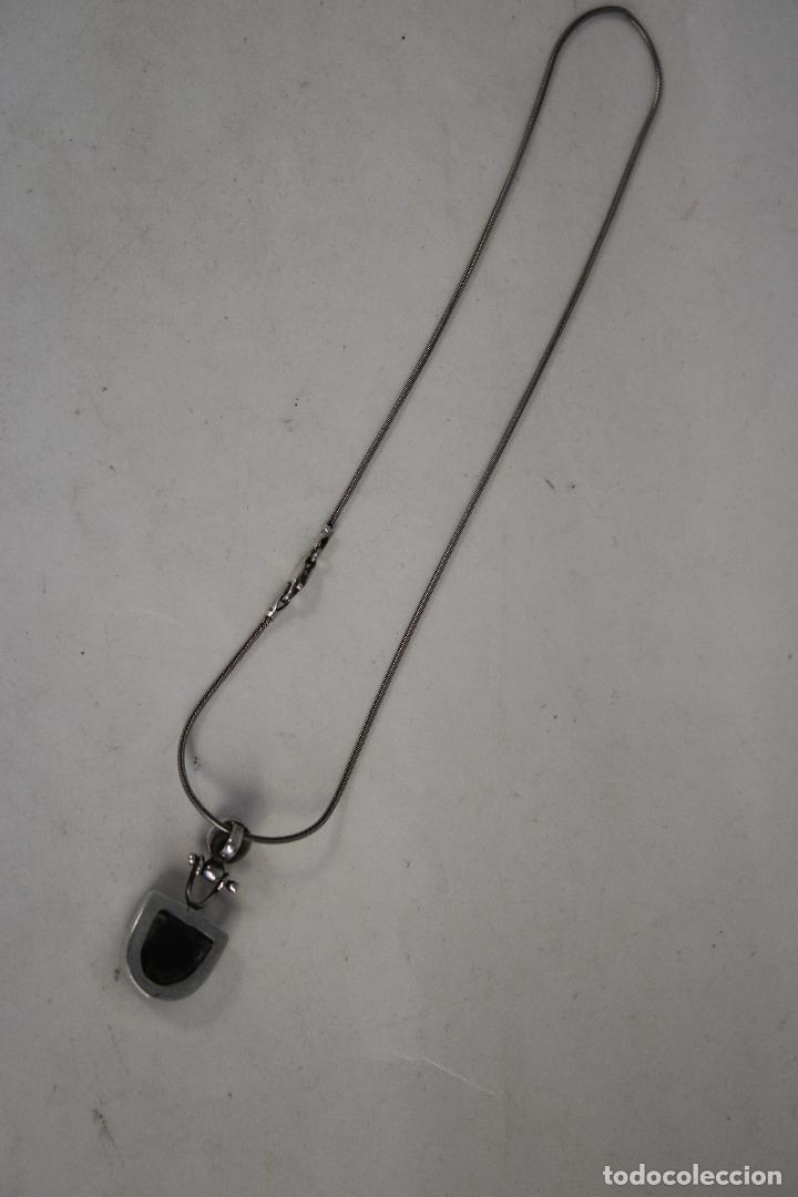 Joyeria: colgante y cadena plata 925 con onix - Foto 4