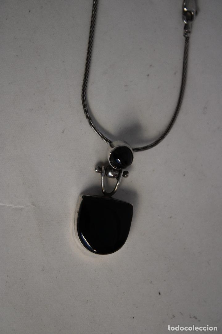 Joyeria: colgante y cadena plata 925 con onix - Foto 5