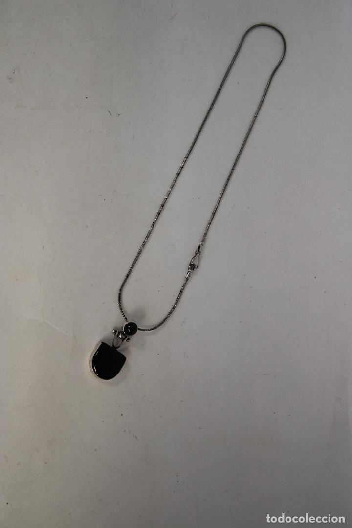 Joyeria: colgante y cadena plata 925 con onix - Foto 1