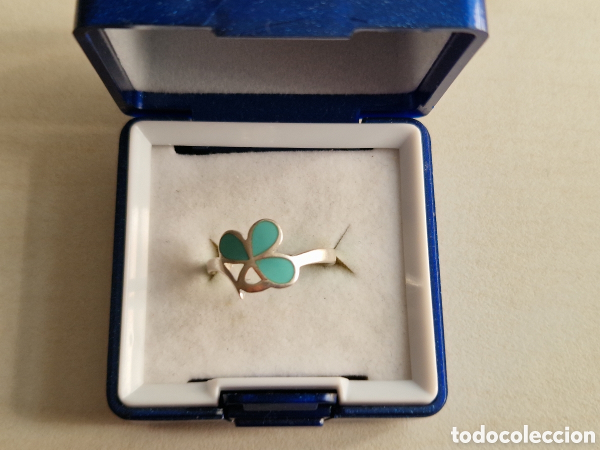 Joyeria: ANILLO DE PLATA DE LEY CONTRASTES Y NACAR NUEVO - Foto 5