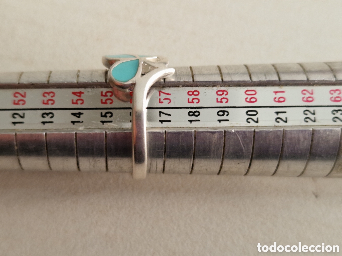 Joyeria: ANILLO DE PLATA DE LEY CONTRASTES Y NACAR NUEVO - Foto 6
