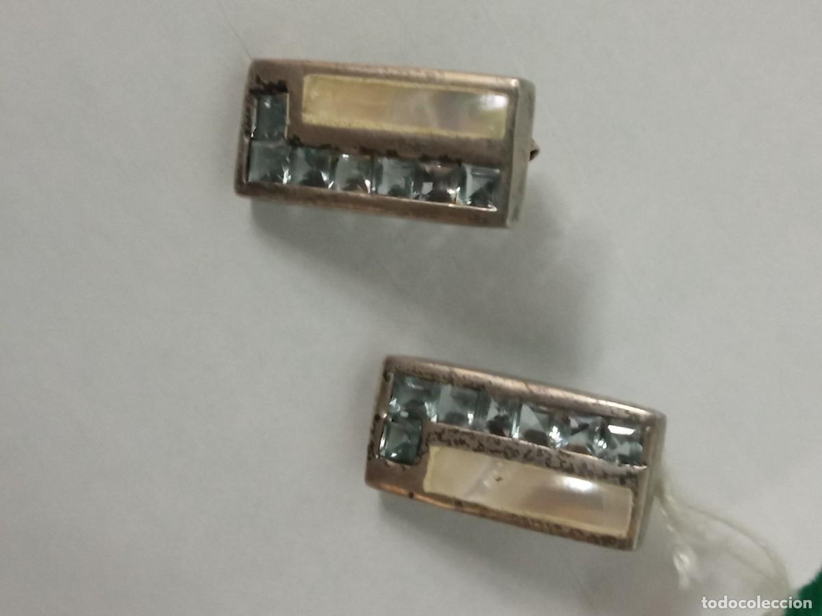 Joyeria: Pendientes de plata y nacar. + - Foto 1