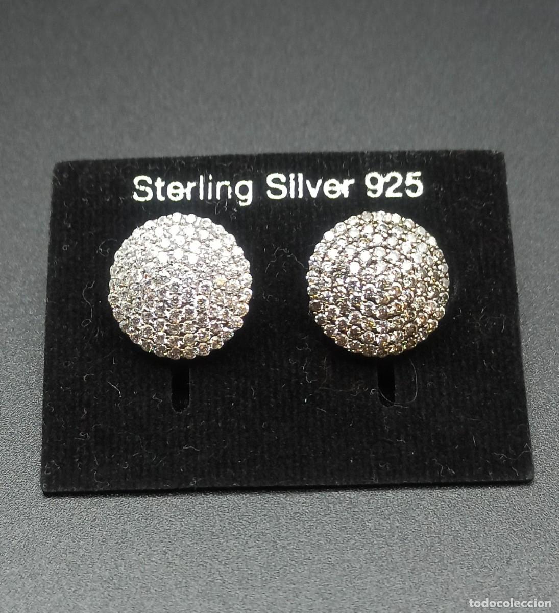 Joyeria: Pendiente Plata circonitas. Nuevo - Foto 1