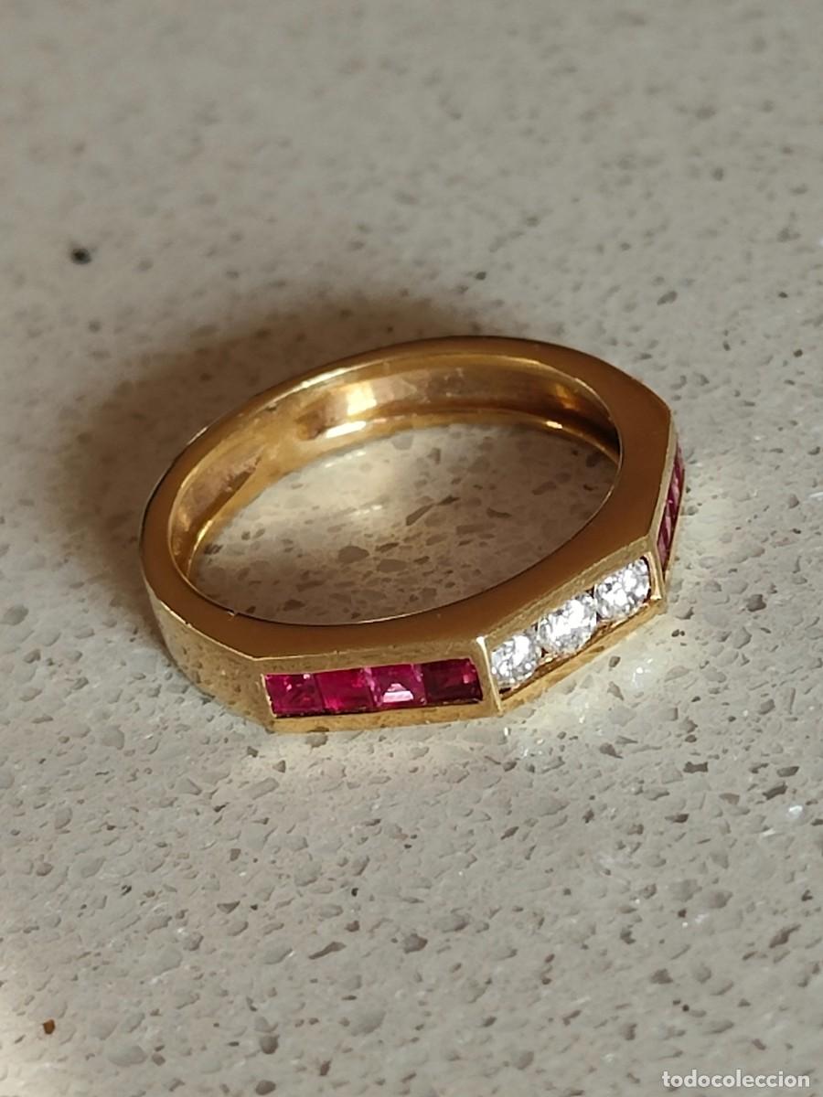 Joyeria: TRESILLO ORO 18K RUB&Iacute;S Y BRILLANTES - Foto 10