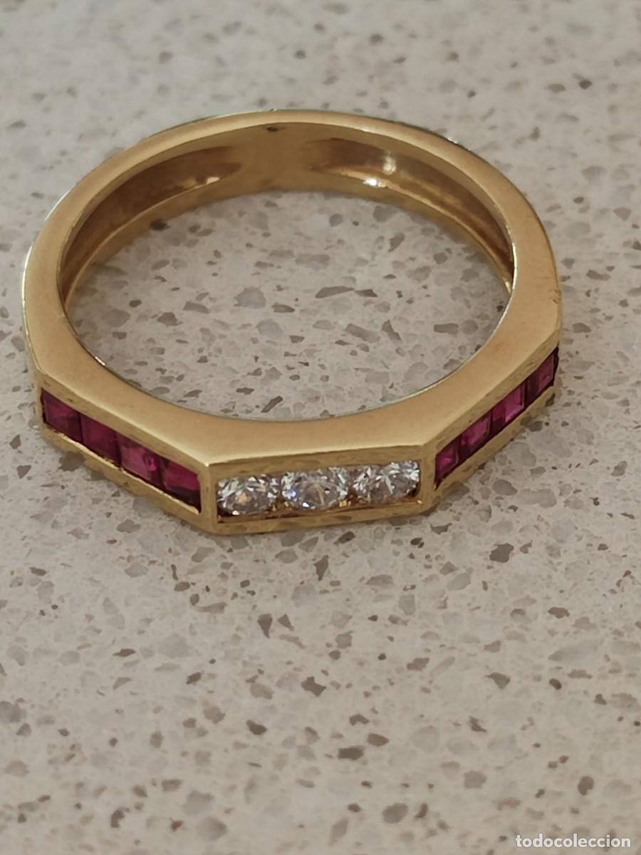 Joyeria: TRESILLO ORO 18K RUB&Iacute;S Y BRILLANTES - Foto 11