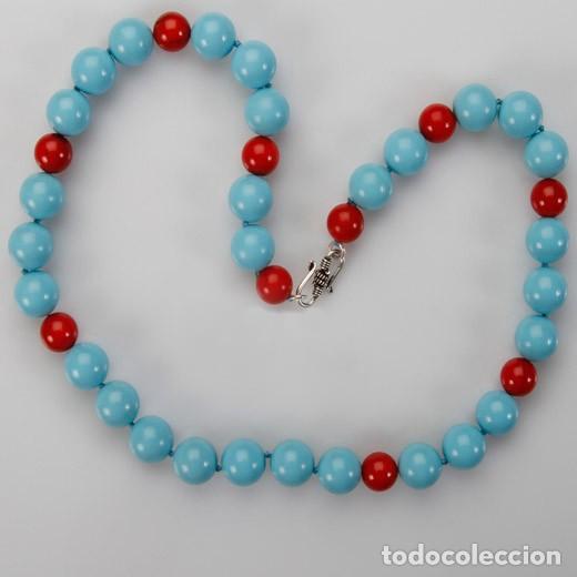Joyeria: COLLAR PARA MUJER DE CORAL Y PLATA - Foto 3