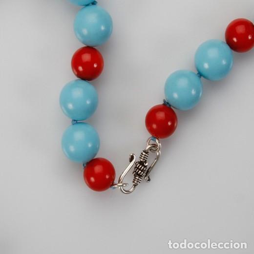 Joyeria: COLLAR PARA MUJER DE CORAL Y PLATA - Foto 2