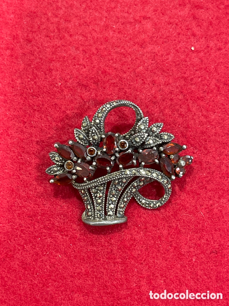 Joyeria: Bonito, broche en plata de ley y pedrer&iacute;a. - Foto 1