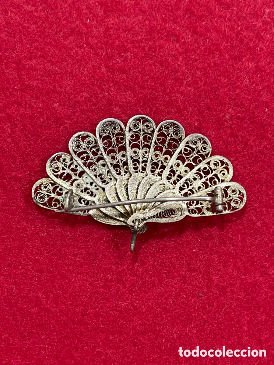 Joyeria: Bonito broche en filigrana de plata de ley. - Foto 2