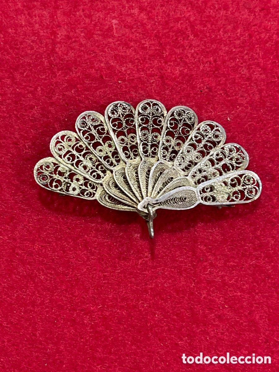 Joyeria: Bonito broche en filigrana de plata de ley. - Foto 1