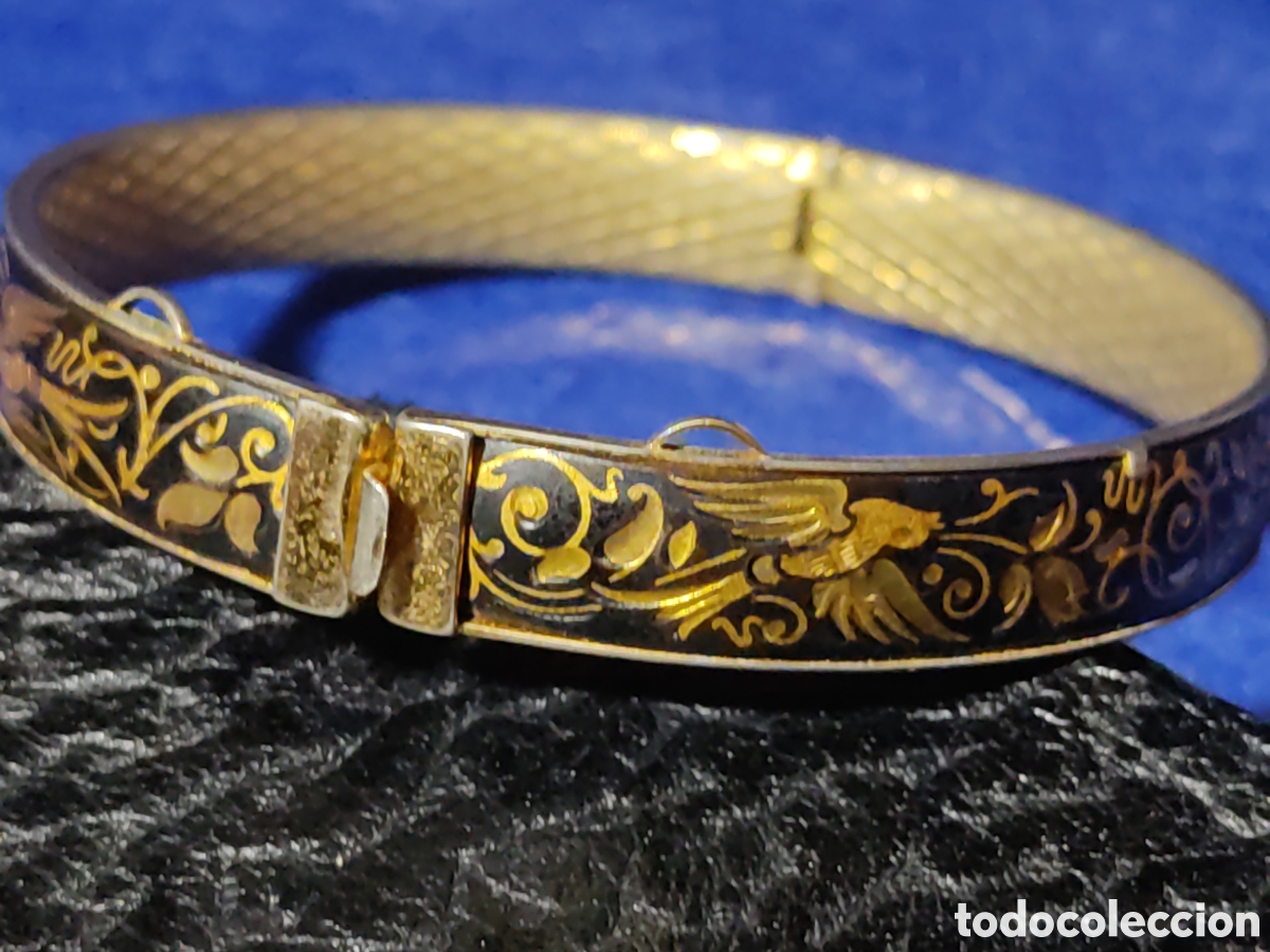 Joyeria: Pulsera damasquinada Vintage. - Foto 5