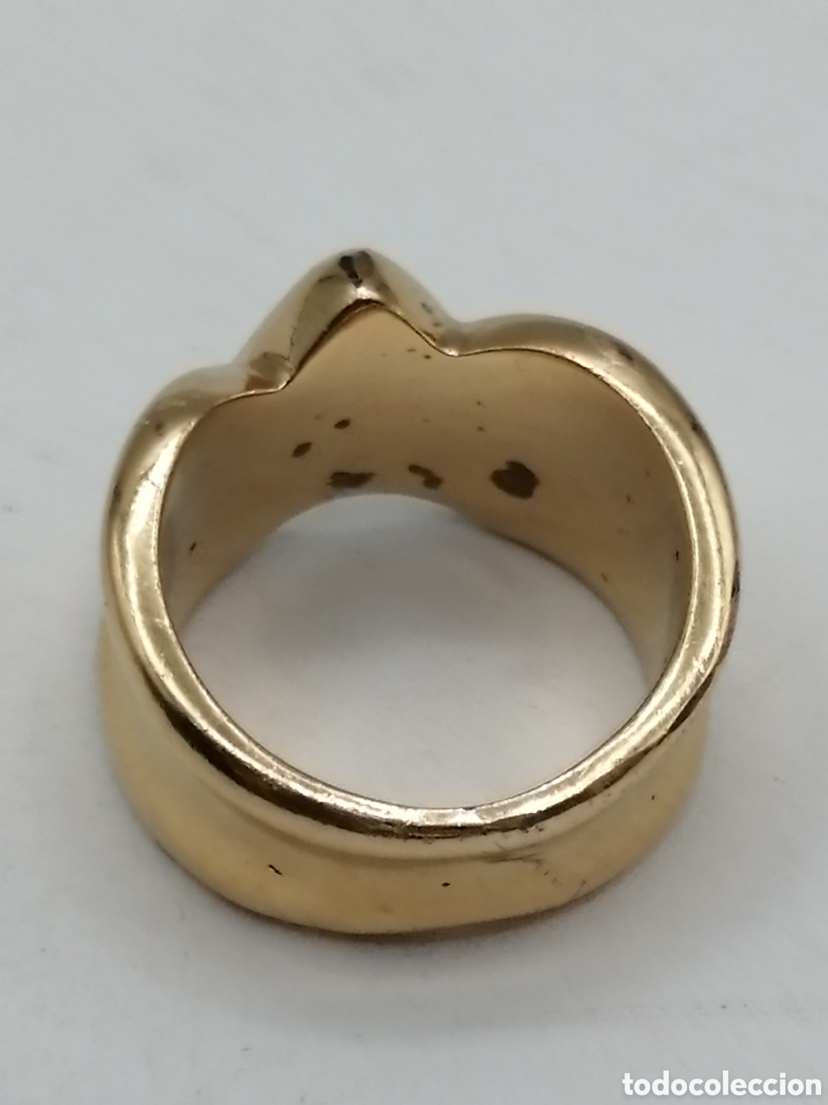Joyeria: Anillo metal chapado oro y circonitas - Foto 5