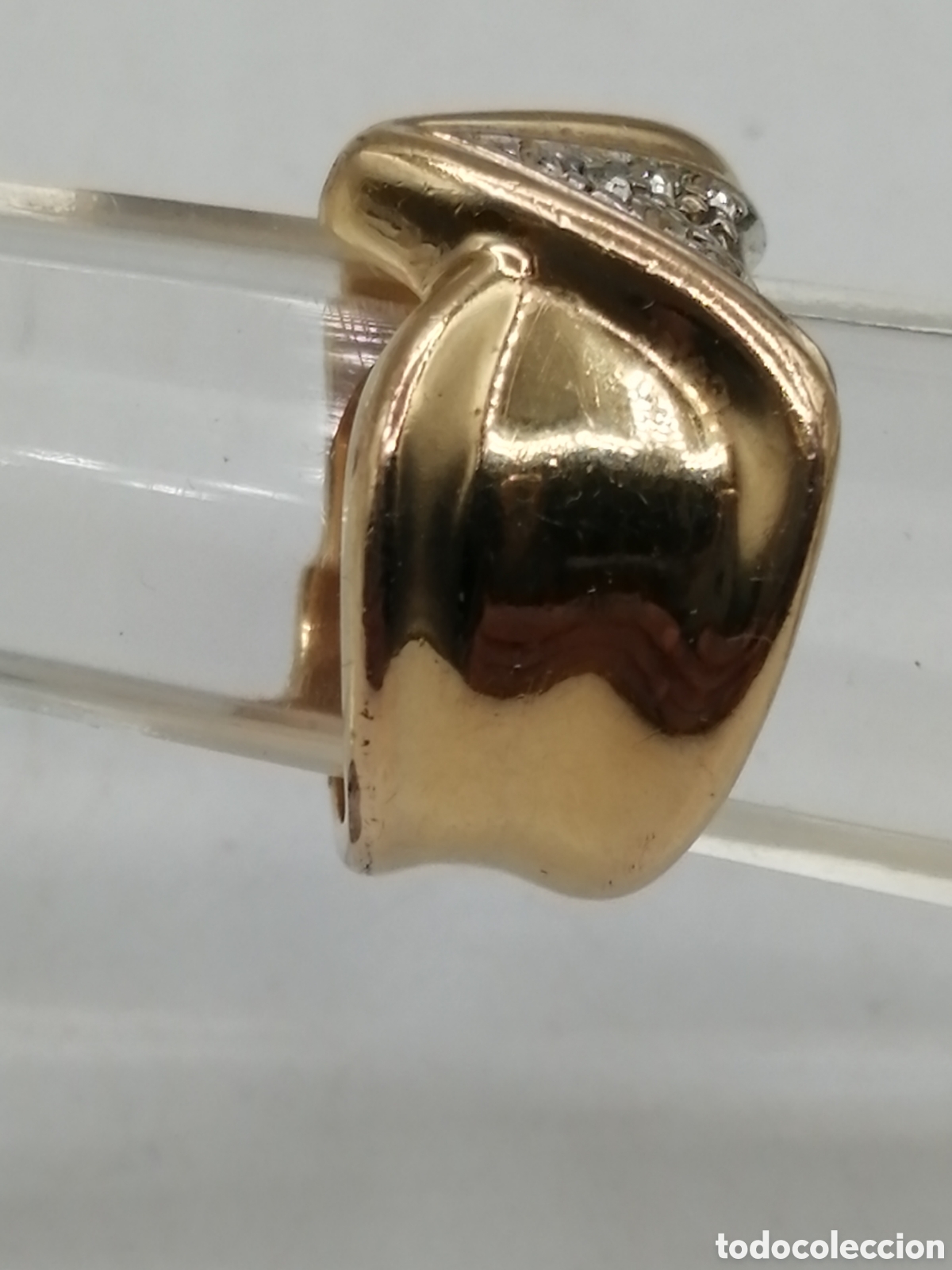 Joyeria: Anillo metal chapado oro y circonitas - Foto 8
