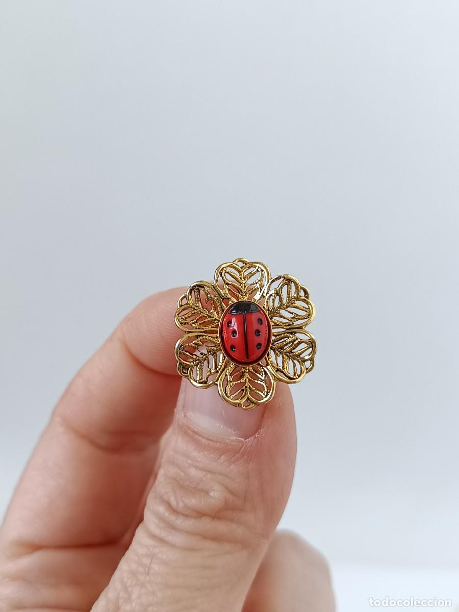 Joyeria: ⌛Pendientes vintage de mariquitas - Foto 2
