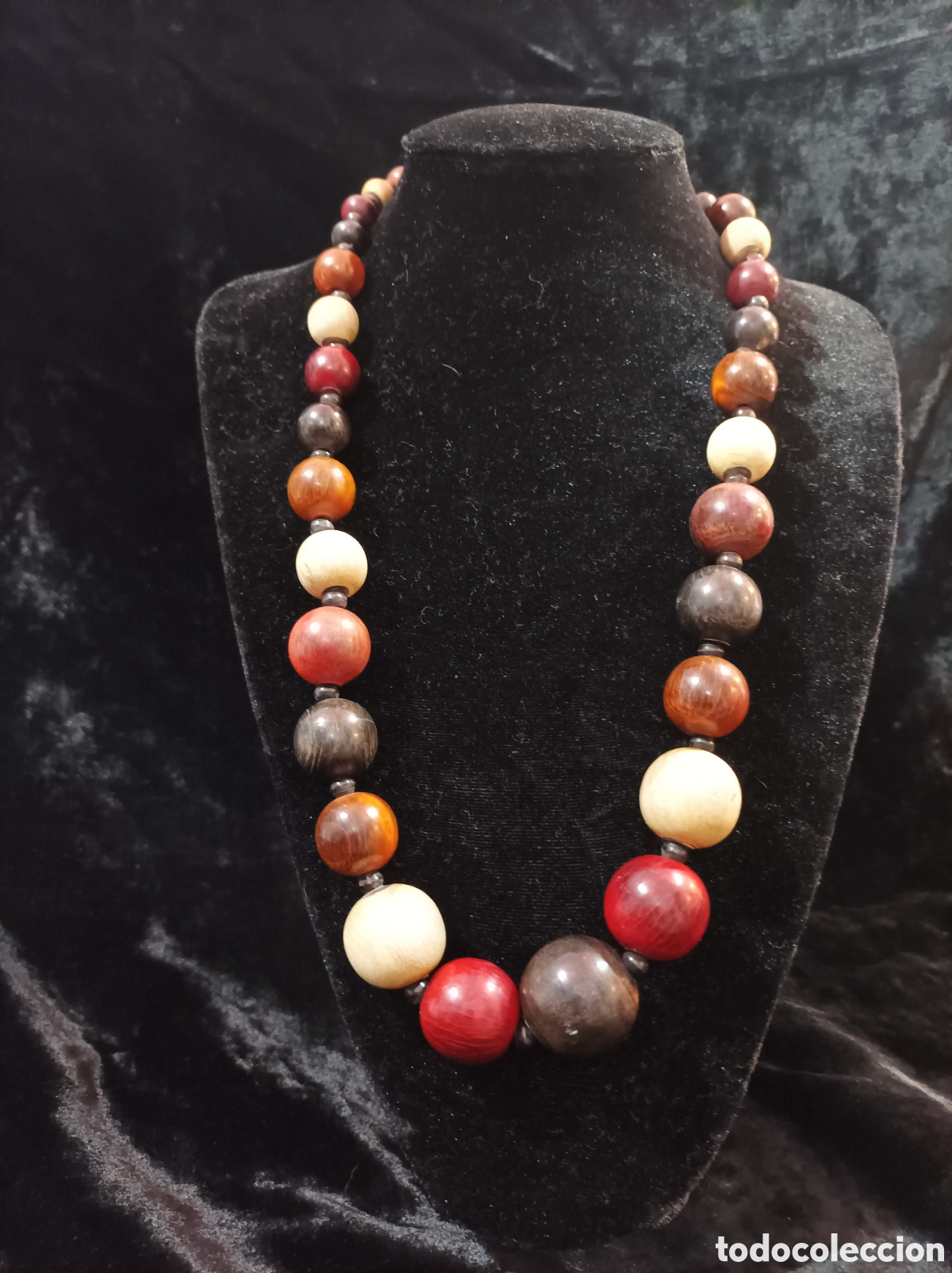 Joalharia: Collar vintage a&ntilde;os 50 de cuerno tra&iacute;do de &Aacute;frica