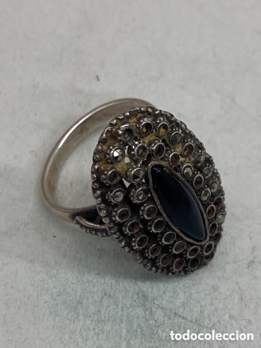 Joyeria: Anillo de plata estilo isabelino S25 - Foto 1