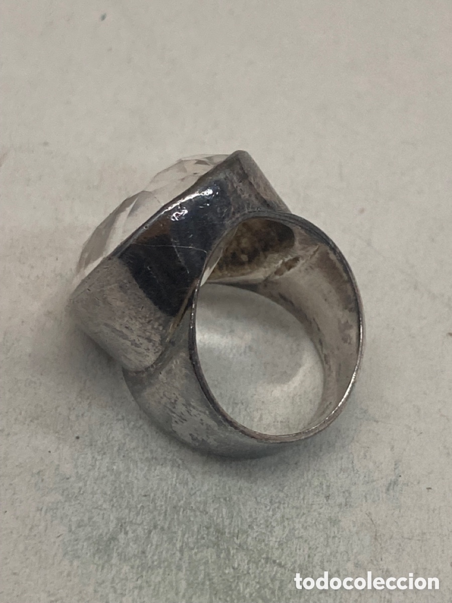 Joyeria: Anillo de plata Y CUARZO BLANCO / S27 - Foto 2