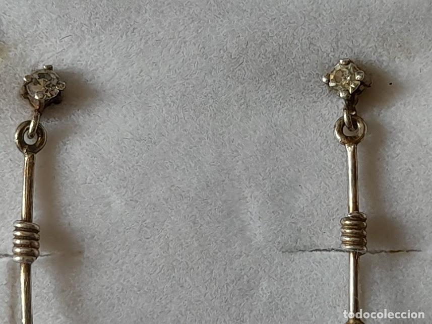 Joyeria: Pendientes de plata de ley y perlas autenticas. - Foto 7