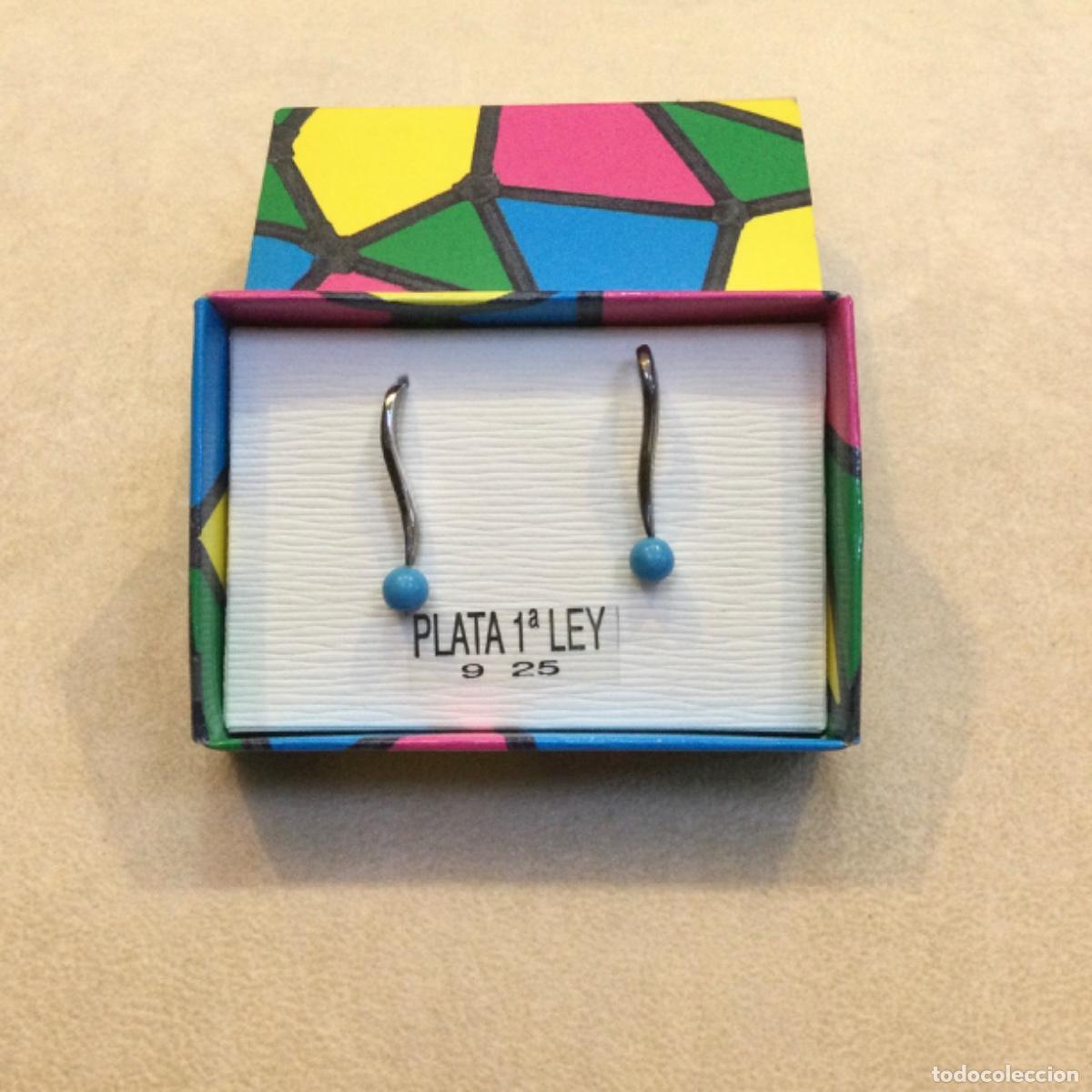 Joaillerie: Pendientes de turquesa y plata ley 925. NUEVOS