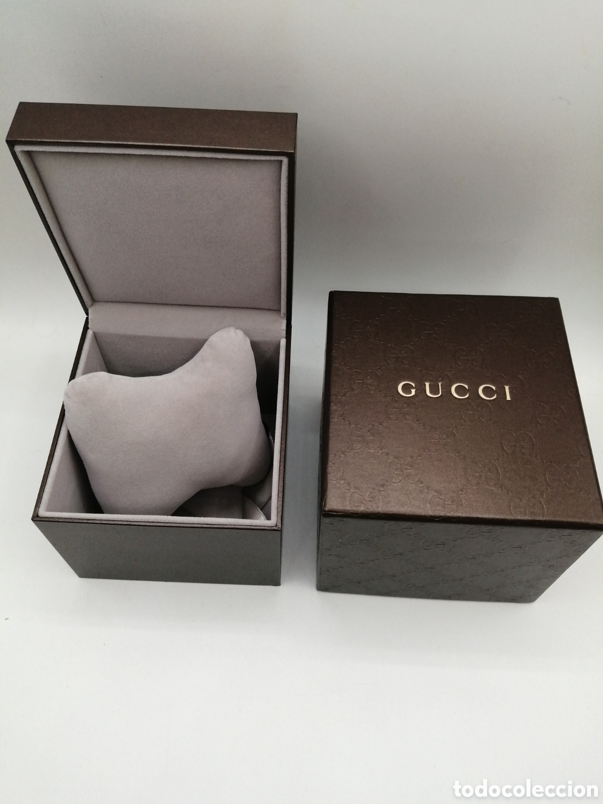 Joyeria: Gucci. Caja reloj color marr&oacute;n - Foto 2