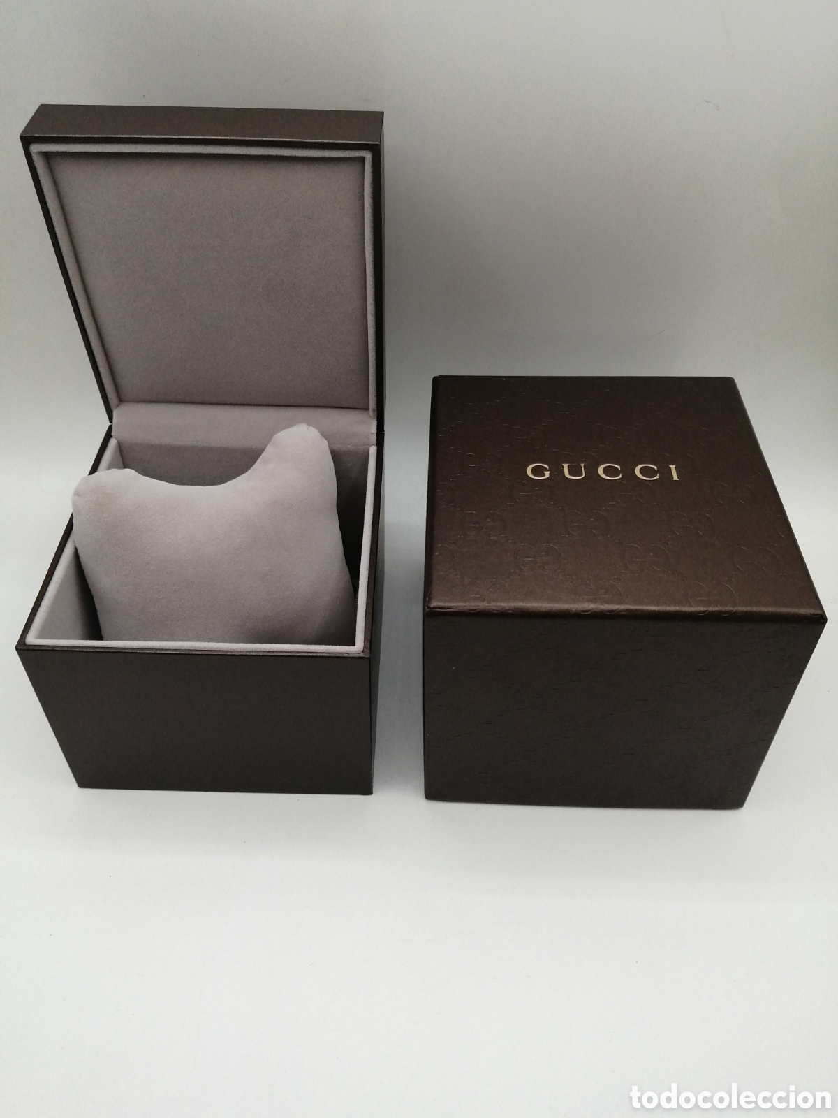 Joyeria: Gucci. Caja reloj color marr&oacute;n - Foto 1