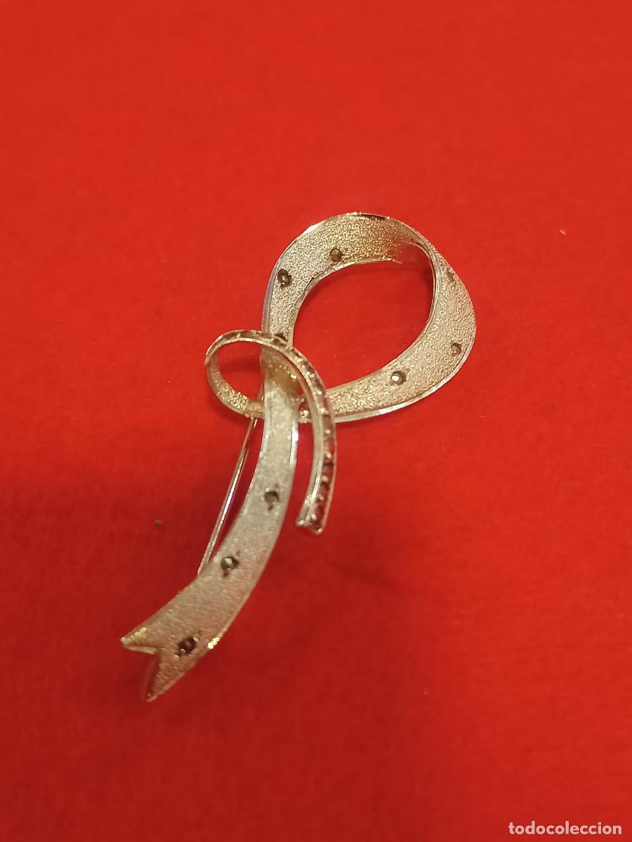 Joyeria: Broche en forma de lazo plata 925. REF-3789 - Foto 1