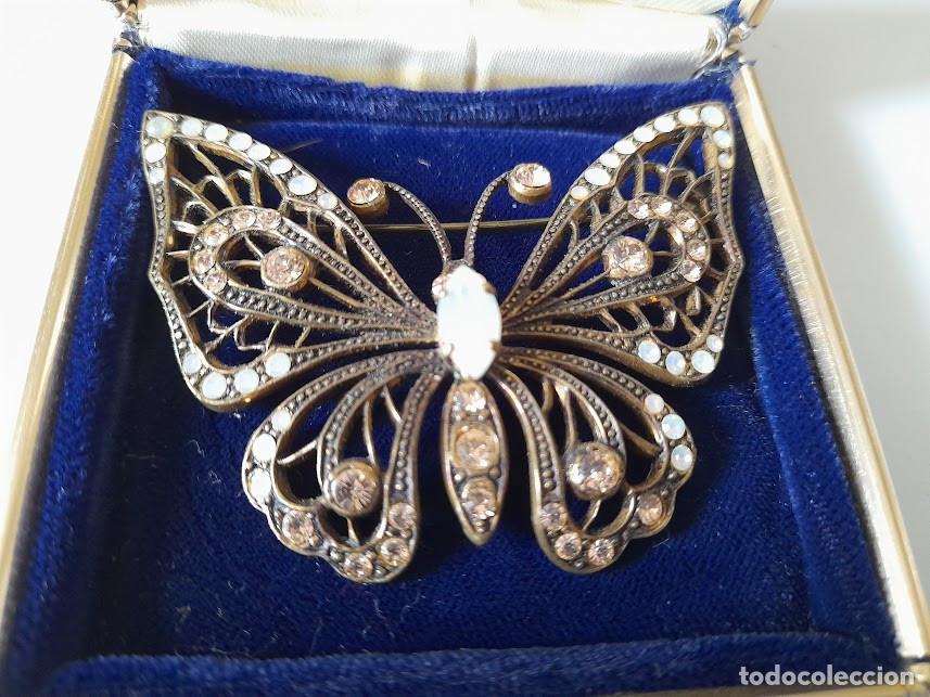 Joyeria: Broche de lujo con piedras Mariposa - Foto 2