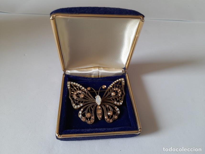 Joyeria: Broche de lujo con piedras Mariposa - Foto 4