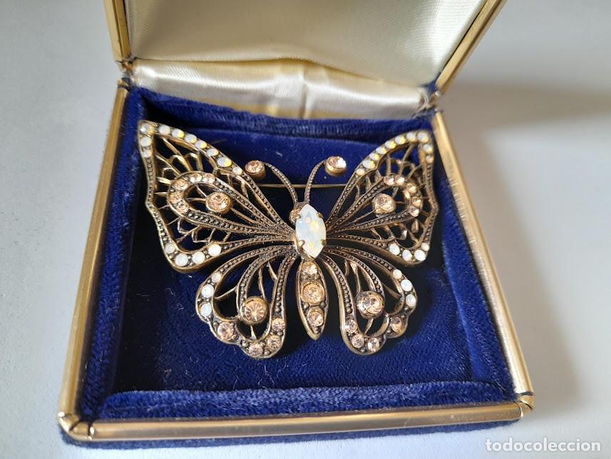 Joyeria: Broche de lujo con piedras Mariposa - Foto 5