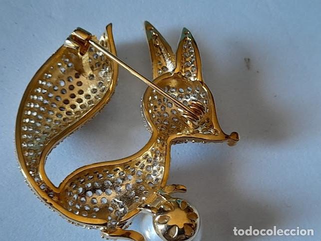 Joyeria: Broche de lujo conejo con rubi y perla. - Foto 5