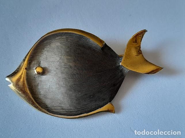 Joyeria: Broche de lujo antiguo Pez - Foto 2