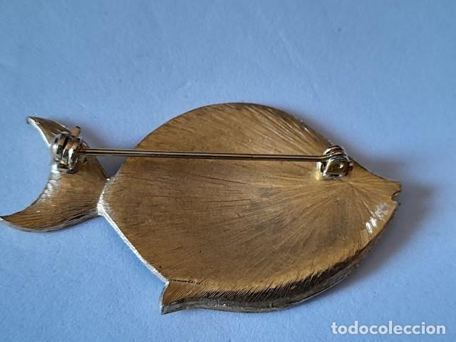 Joyeria: Broche de lujo antiguo Pez - Foto 3