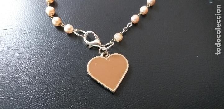 Joyeria: Pulsera. Con colgante corazon. Largo 21 cm - Foto 3