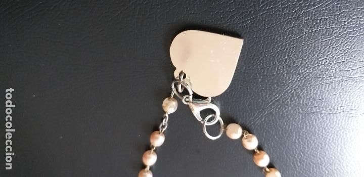 Joyeria: Pulsera. Con colgante corazon. Largo 21 cm - Foto 4