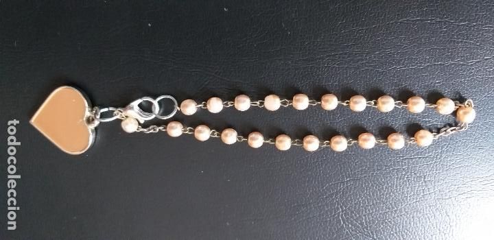 Joyeria: Pulsera. Con colgante corazon. Largo 21 cm - Foto 6