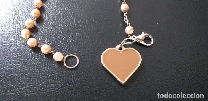 Joyeria: Pulsera. Con colgante corazon. Largo 21 cm - Foto 8
