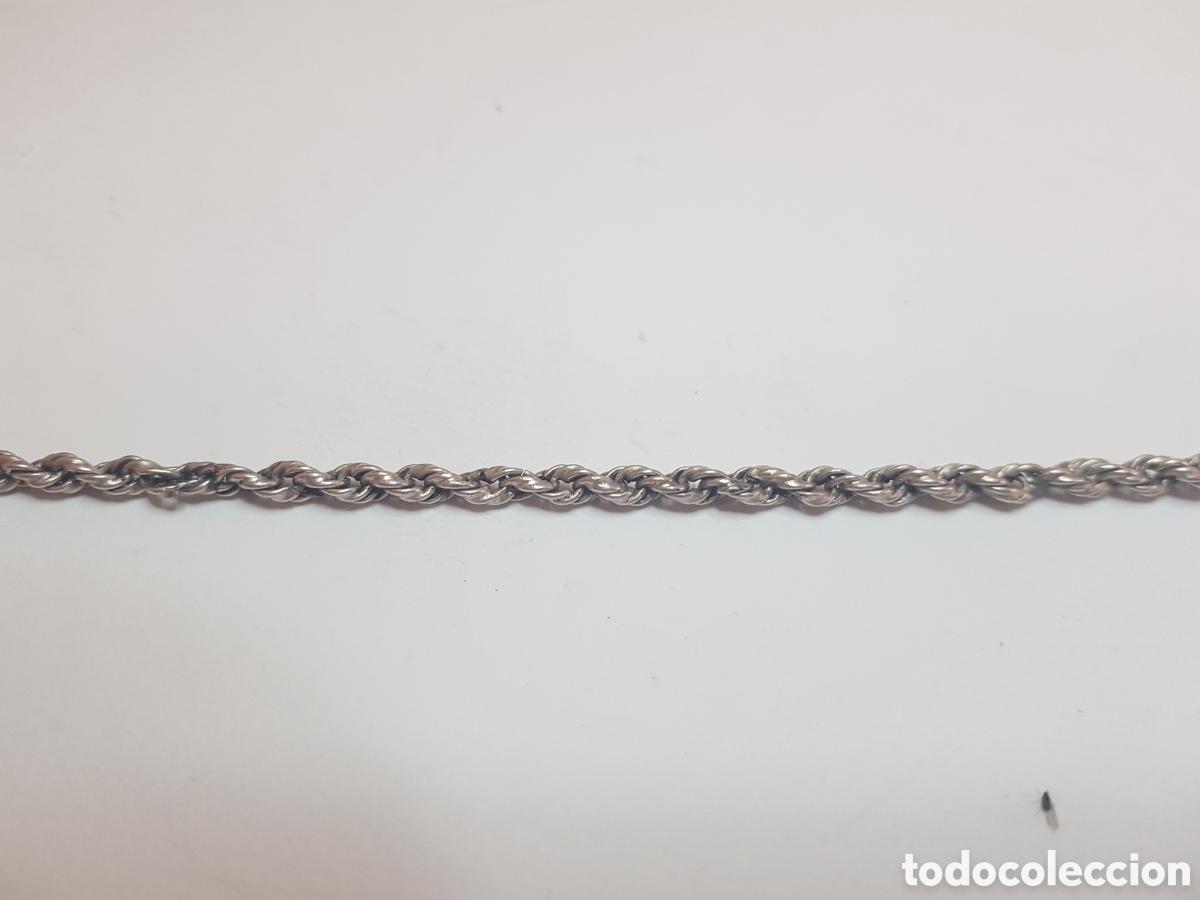 Joyeria: #287 Cadena cordon plata de ley 925 40cm - Foto 3