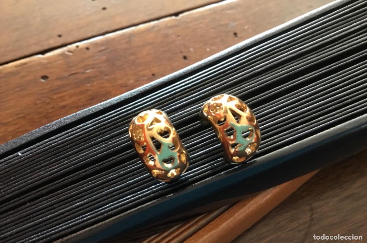 Joyeria: PENDIENTES CHAPADOS EN ORO. OMEGA - Foto 1