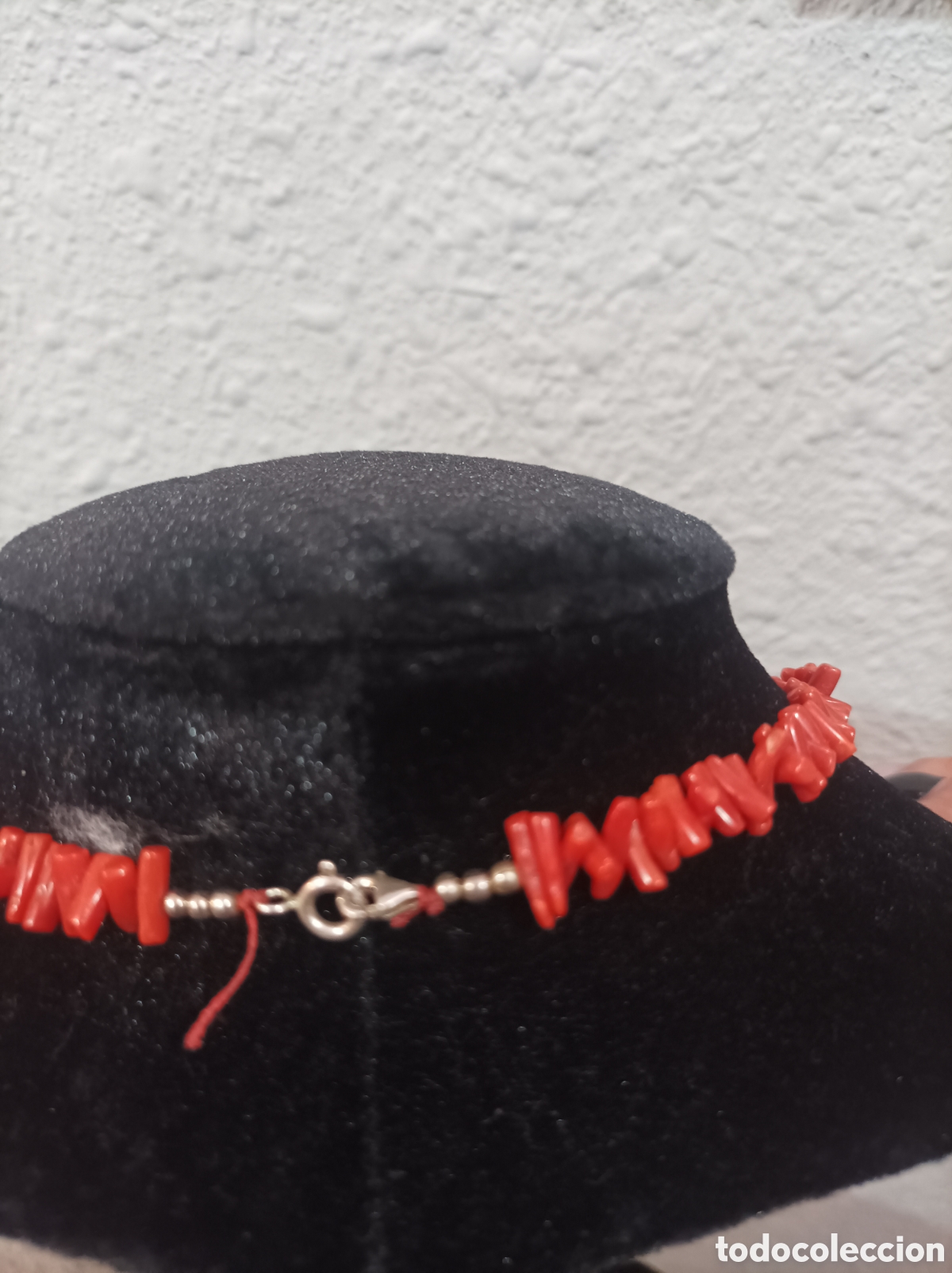 Joyeria: Collar vintage de coral y plata - Foto 3