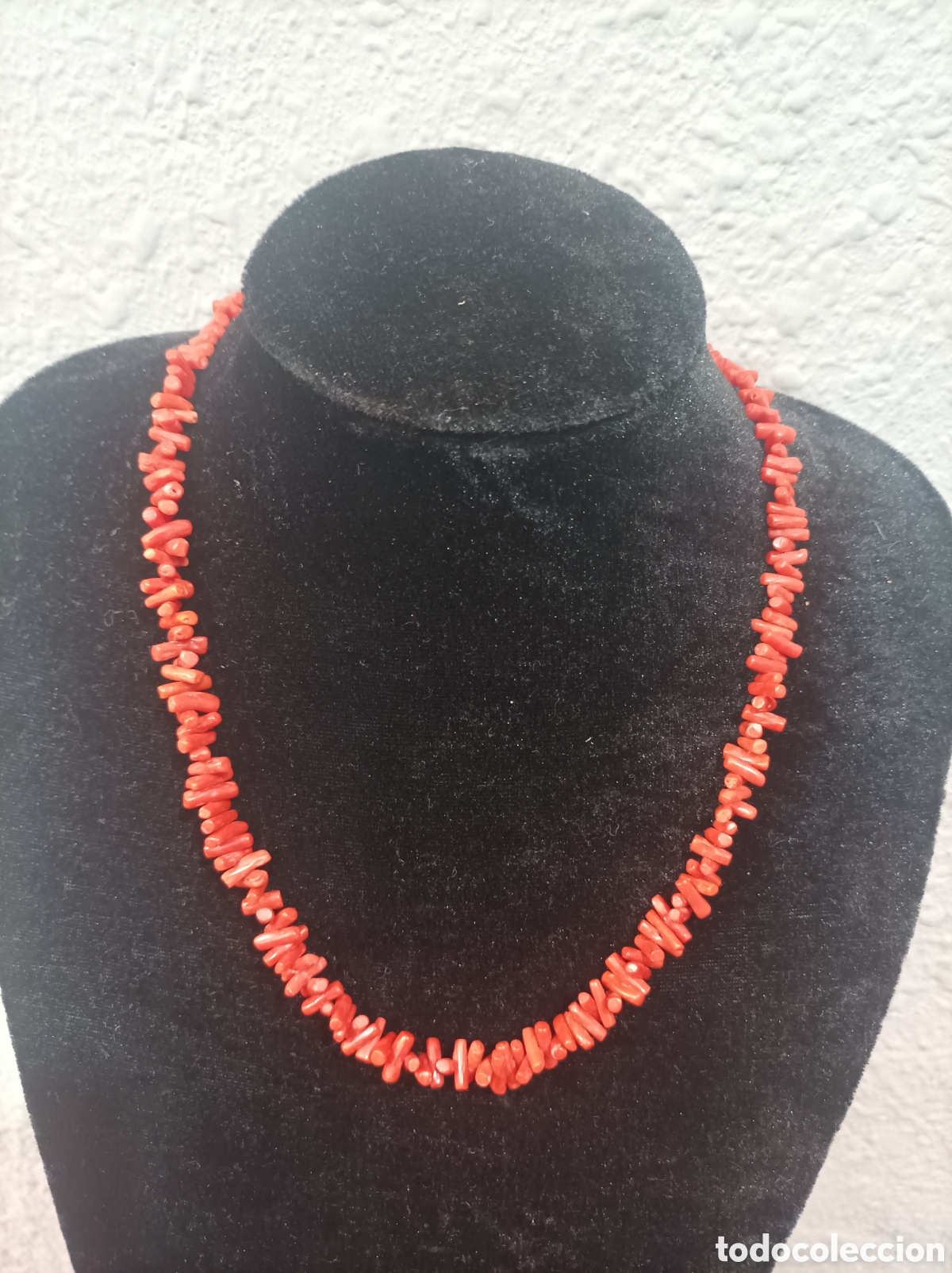 Joyeria: Collar vintage de coral y plata - Foto 1