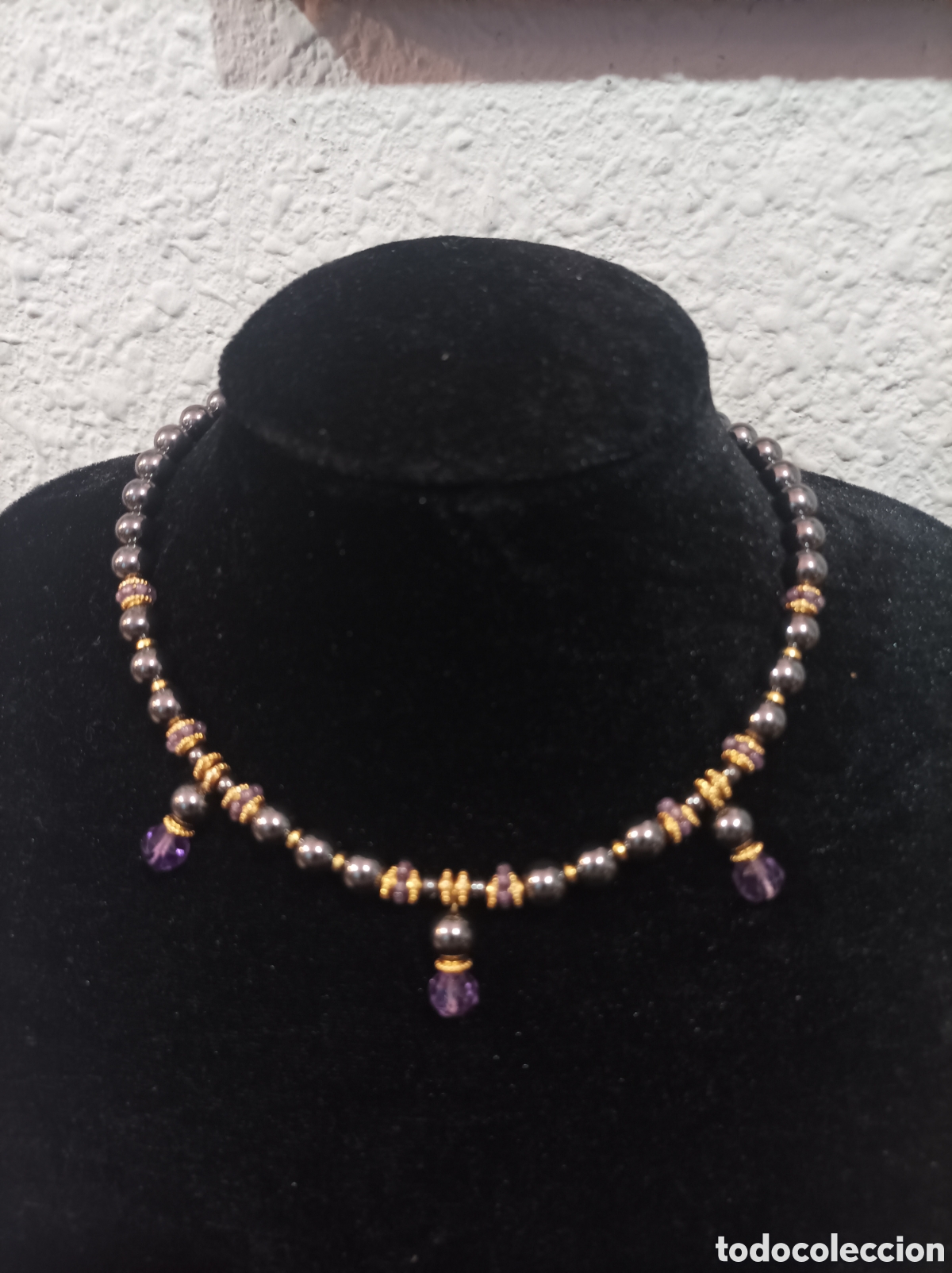 Joyeria: Collar vintage de cristal de roca - Foto 1