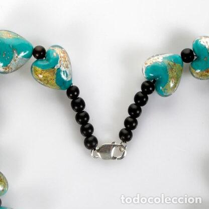 Joyeria: COLLAR PARA MUJER DE CRISTAL DE MURANO Y EBANO - Foto 2