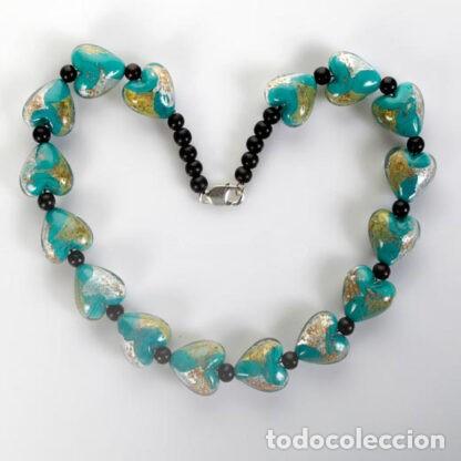 Joyeria: COLLAR PARA MUJER DE CRISTAL DE MURANO Y EBANO - Foto 4